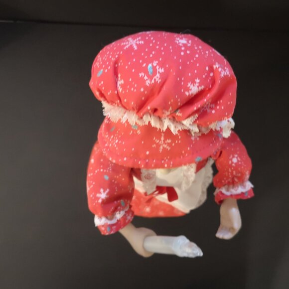 Vintage Animated Mrs. Claus Plays Jingle Bells Candle Lights Up Head Moves - Picture 8 of 8